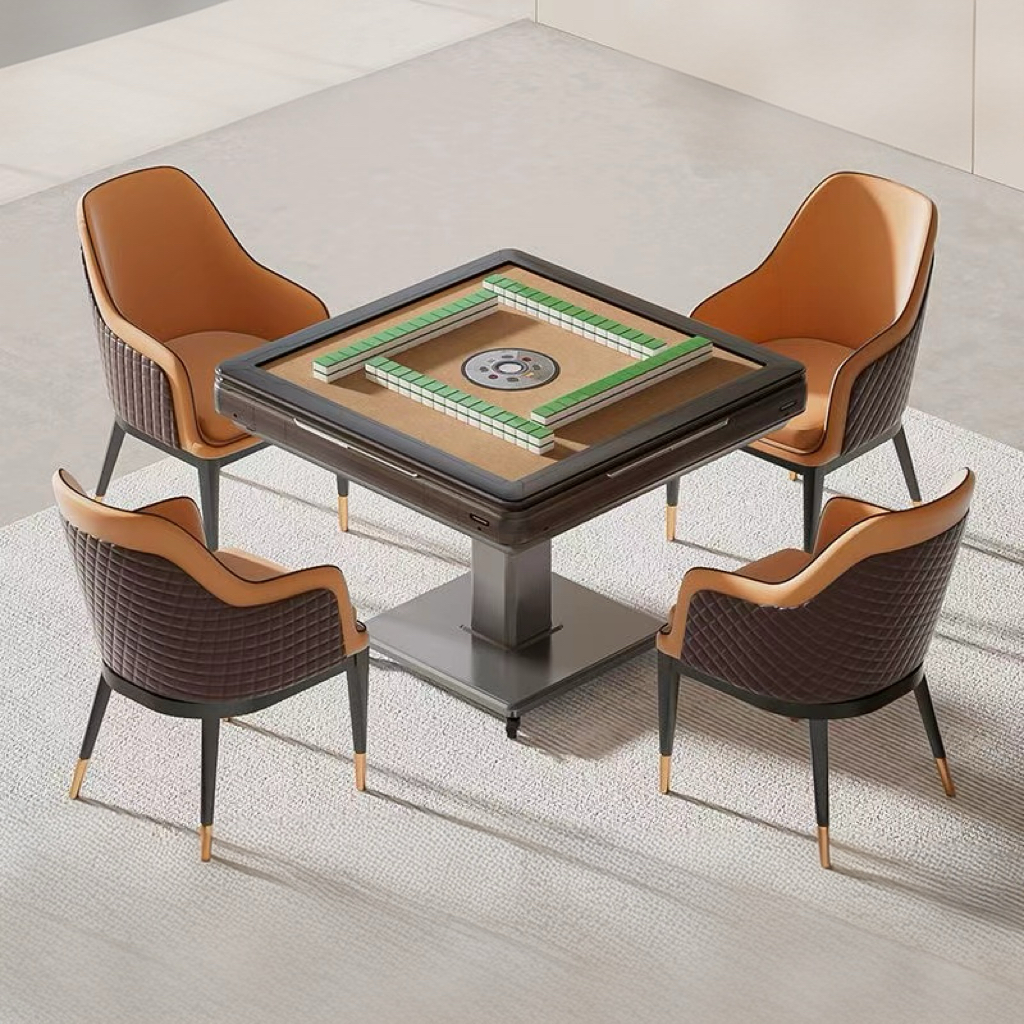 低音電動摺疊麻雀機 全自動暖風雙摺疊麻雀枱 聲控雙翼款 Mahjong table