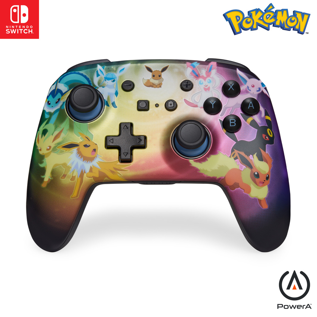NSW PowerA 增強型無線控制器 (伊布進化) / Enhanced Wireless Controller (Eevee Evolutions) 香港行貨 任天堂官方授權產品 NSGP0414-01 SW2-0501