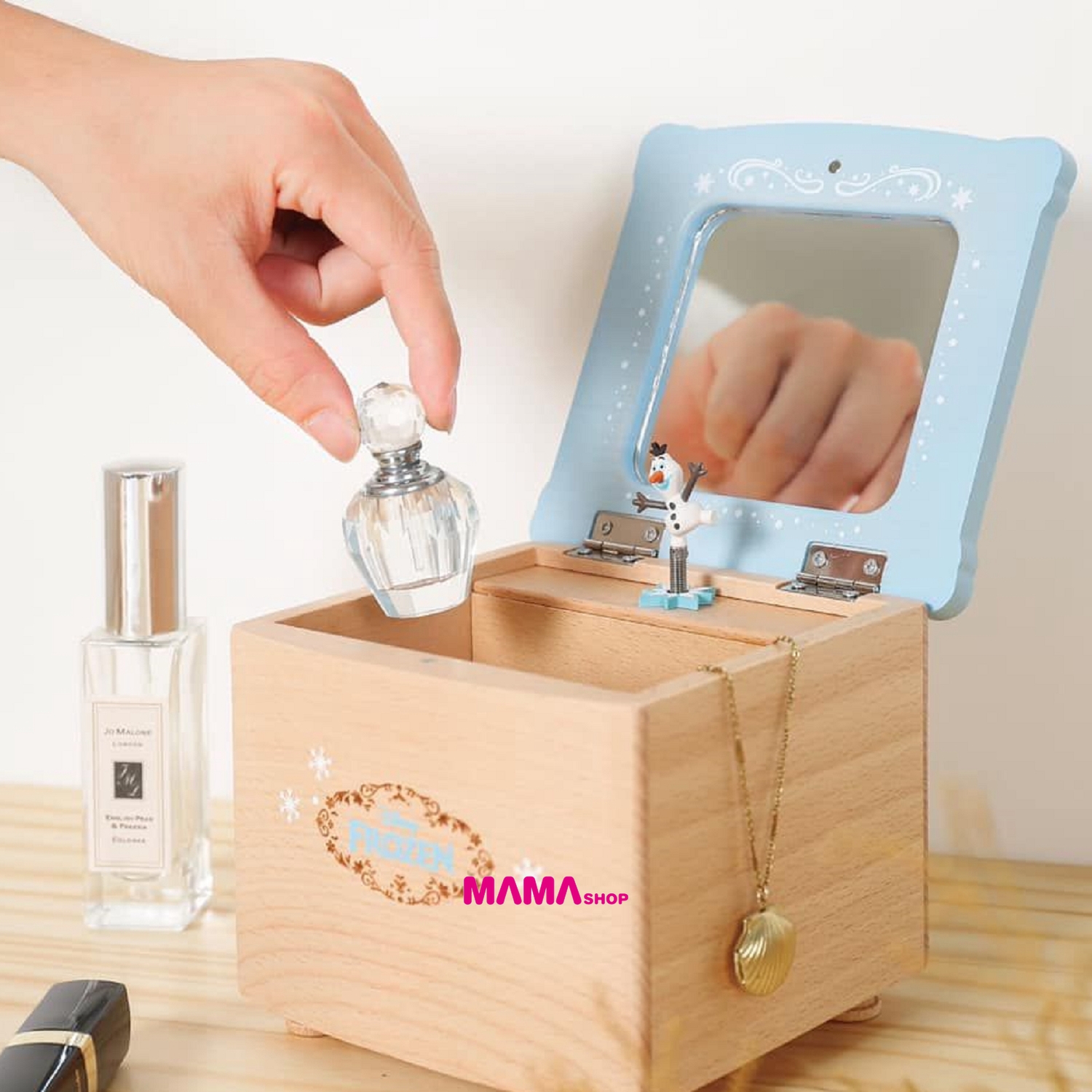 台灣直送冰雪奇緣珠寶盒音樂盒