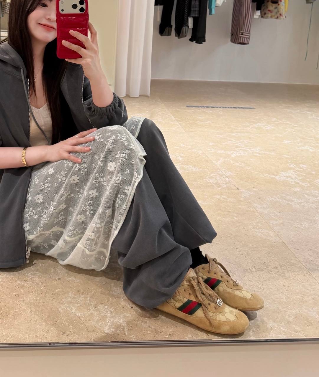 超級特價✨訂貨🍒 Gucci suede sneaker   🔖Size 35 36 37 39