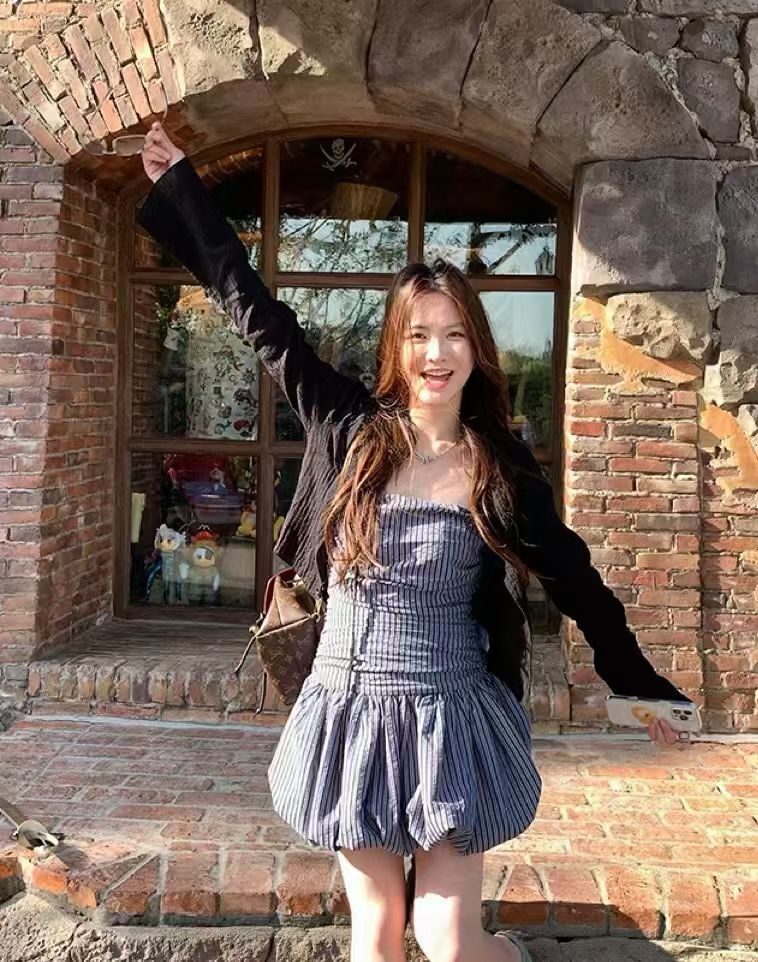 4558 两件套连身裙