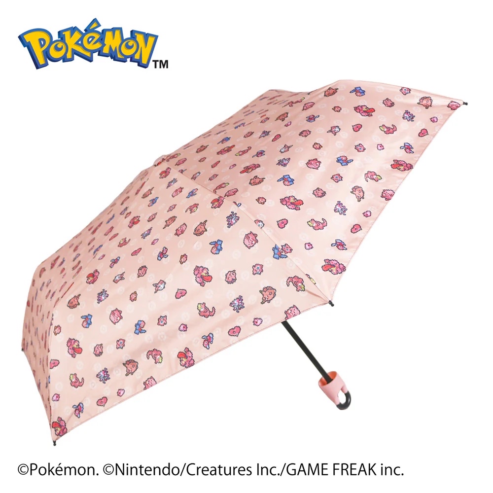 日本預訂📍Pokemon Pixel圖案連扣縮骨遮