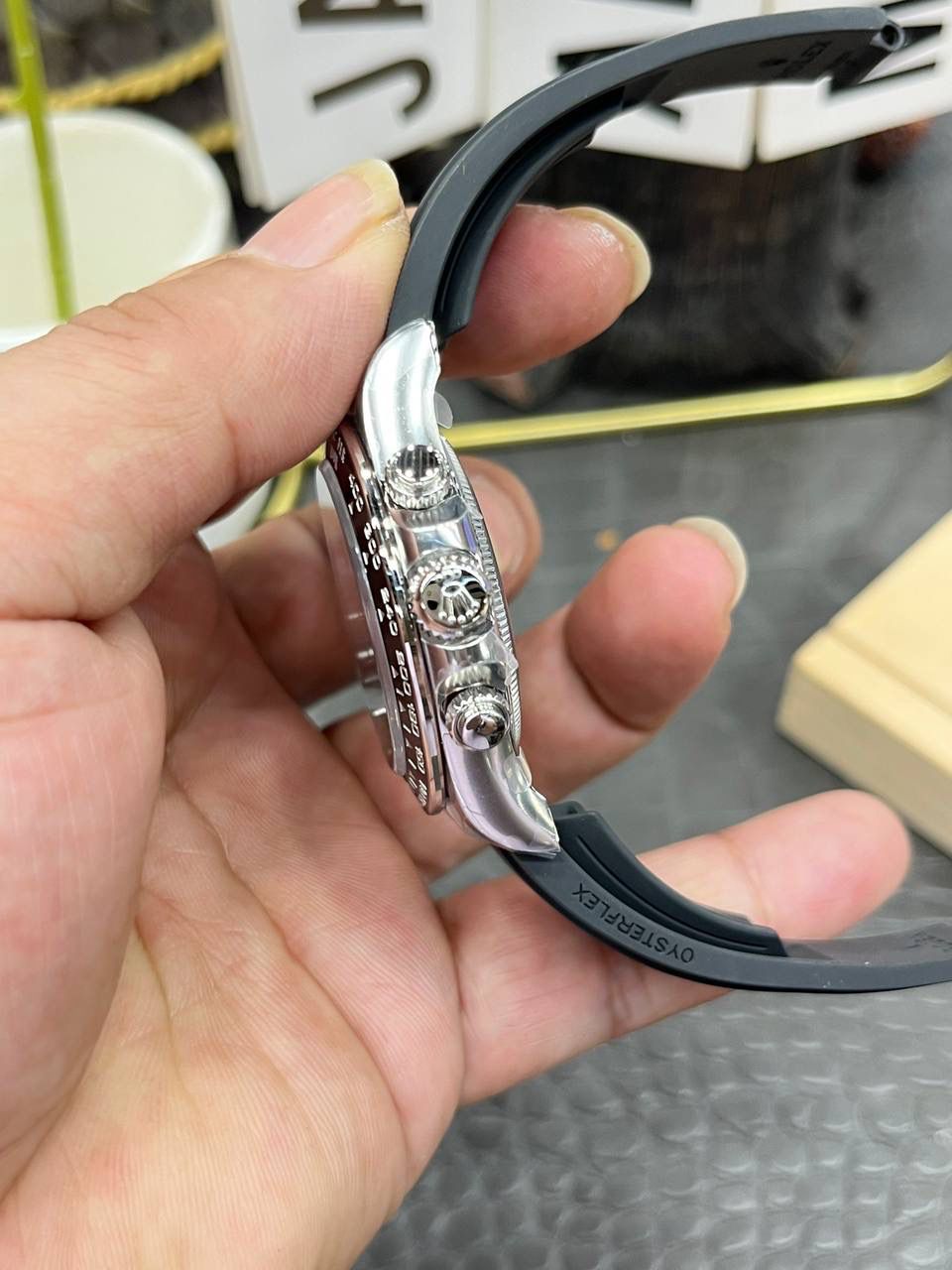 劳力士迪通拿系列/40mm银壳钻面/搭载4131全自动机械计时码🌟