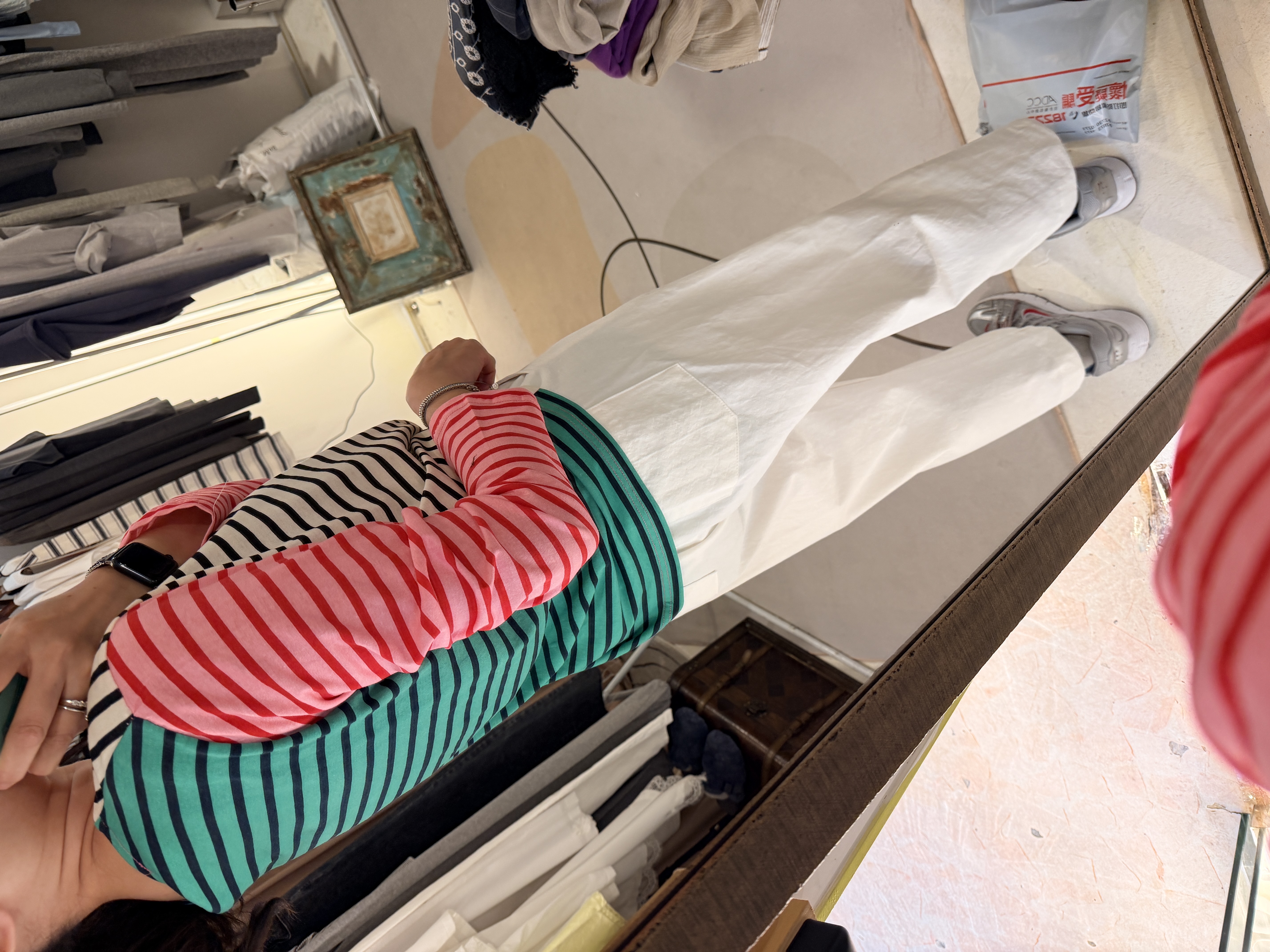Colourful stripe tee