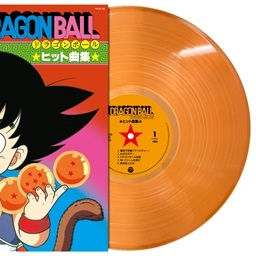 (新品未使用) 鳥山明 <Dragon Ball Hit 曲集 > 2026 LP透明橙膠唱片