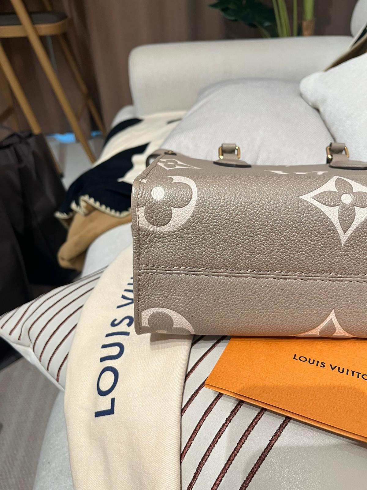 Lv OnTheGo pm M45779 Empreinte Calfskin 牛皮 100%Authentic, 98%New ✅NFC✅收據✅Dust bag✅Box