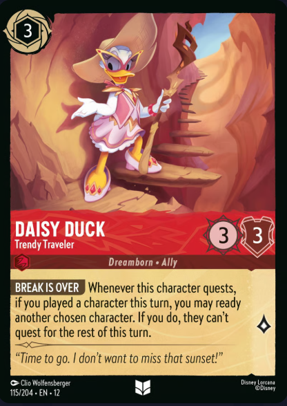 115/204 Daisy Duck - Trendy Traveler UC