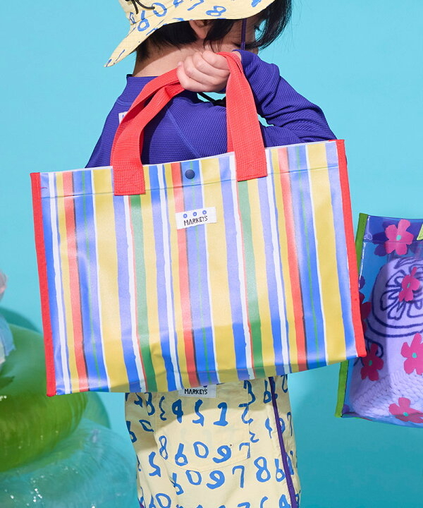 🇯🇵預訂 日本直送🇯🇵Markey’s 六色圖案滿印游泳袋沙灘袋