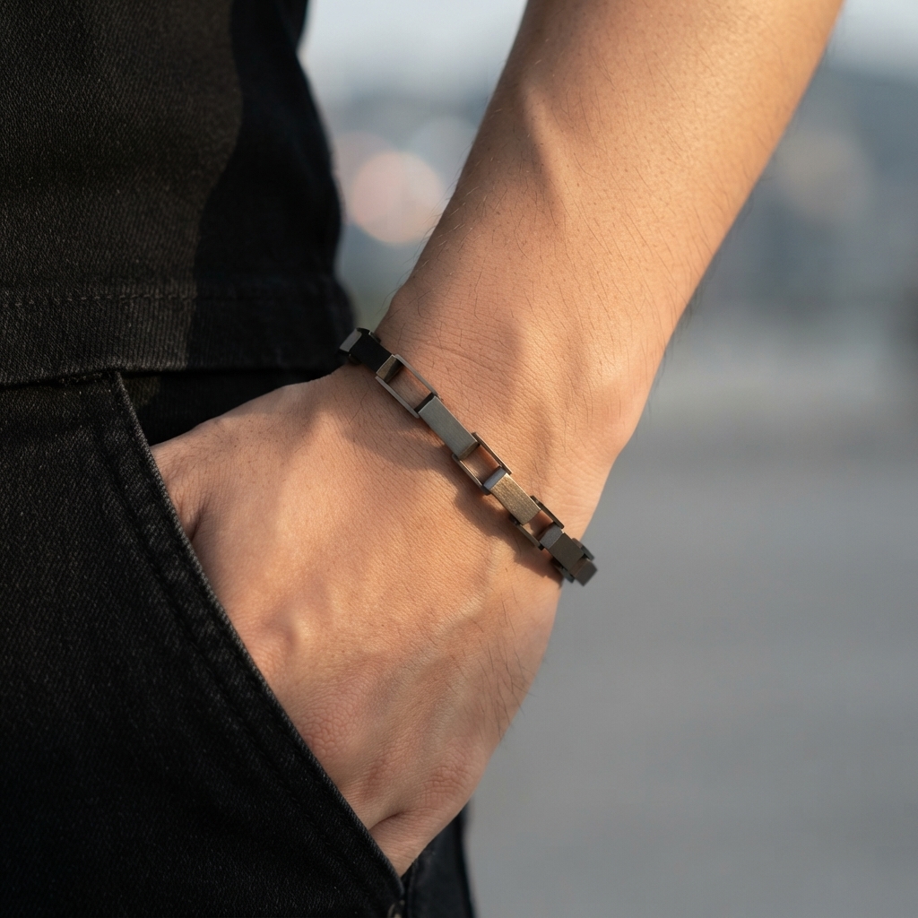 Boccia Titanium 0318-01 Bracelet 鈦金屬手鏈