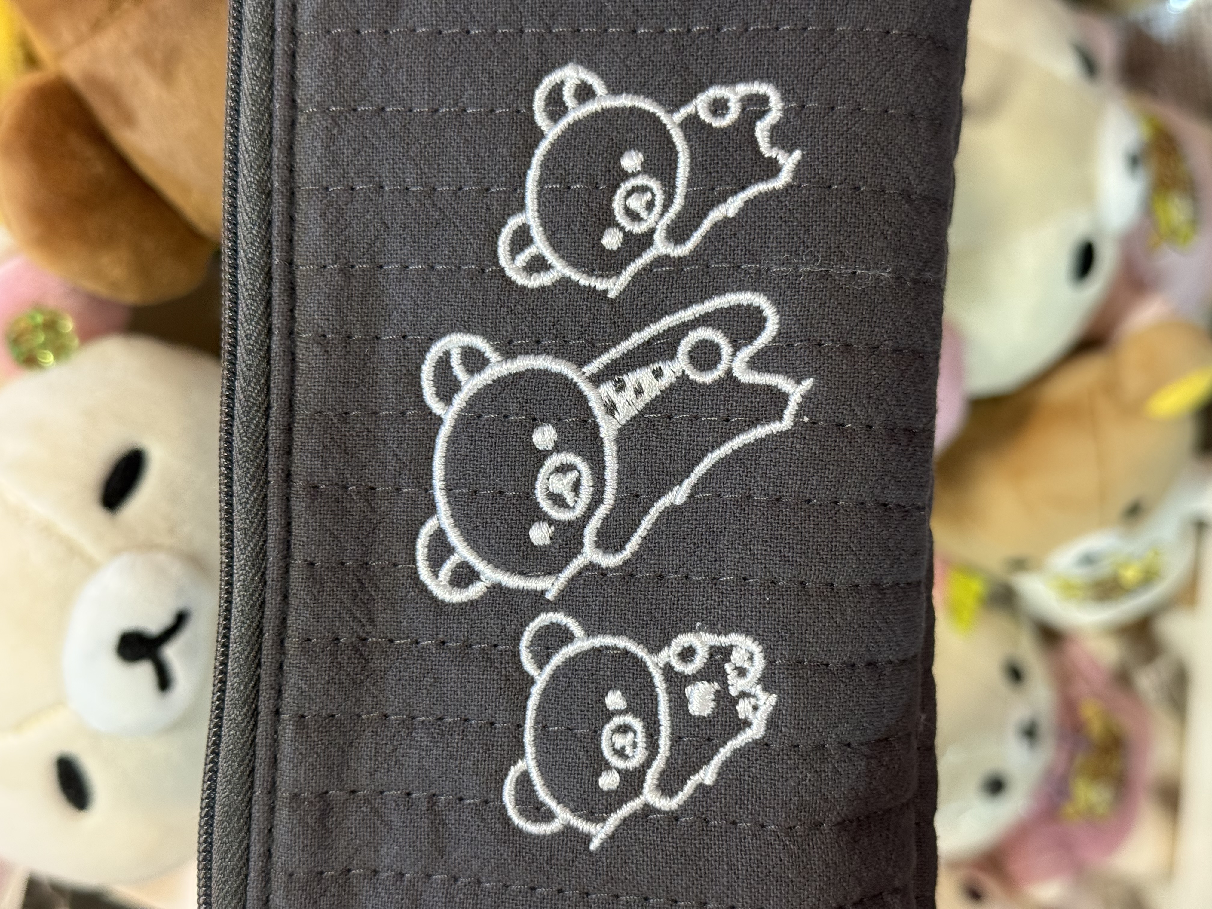 《現貨》全新Rilakkuma黑白造型筆袋