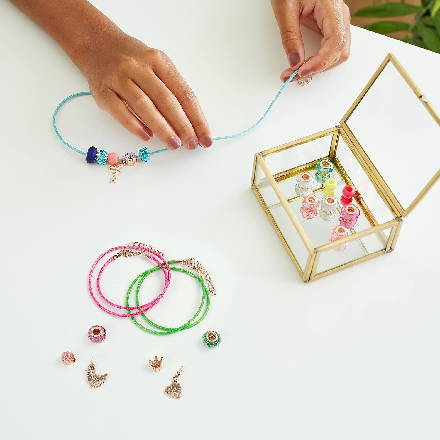 Make It Real Disney Princess Ultimate Princess Jewels and Gems 公主DIY手鏈套裝｜26件套｜可製作3條手鏈｜8歲以上
