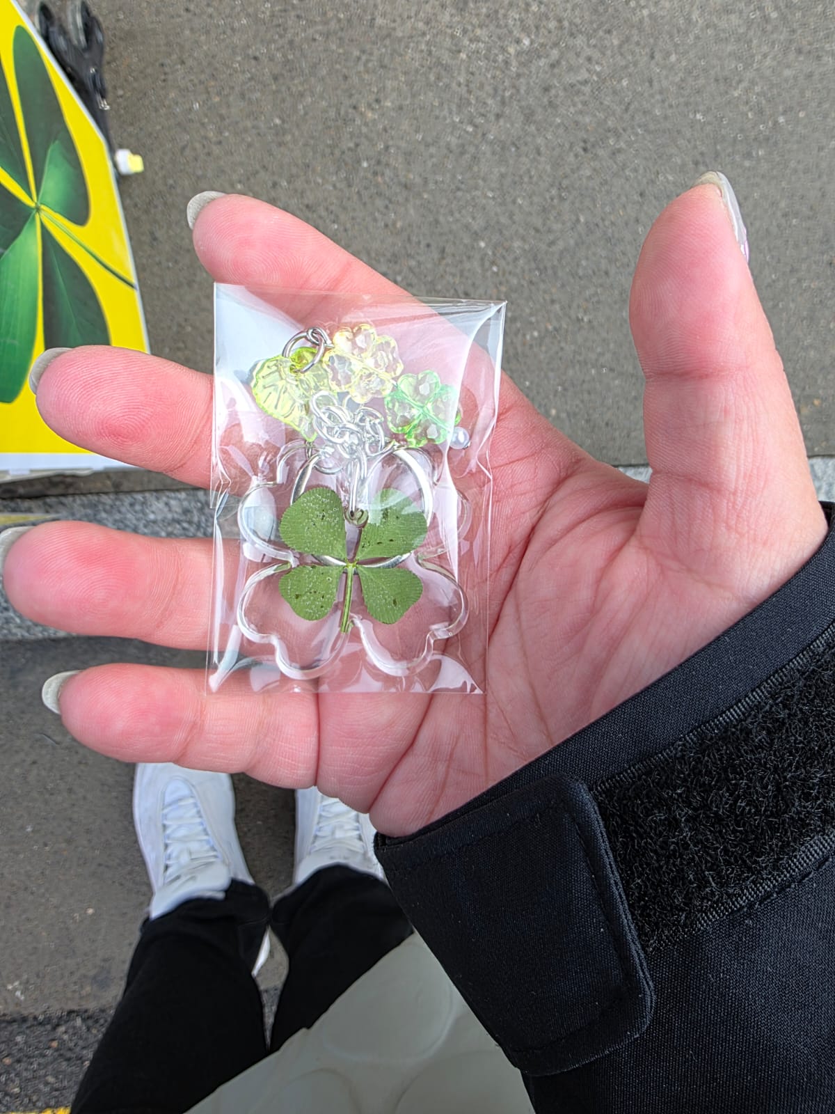 四葉幸運草匙扣吊飾