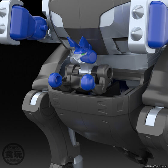 (預訂訂金 $100) (總價 $277) (魂限) Bandai SMP [Shokugan Modeling Project] 百獸合體 百獸戰隊 百獸武裝系列 EXTRA 牙吠袋鼠 食玩 (行版)