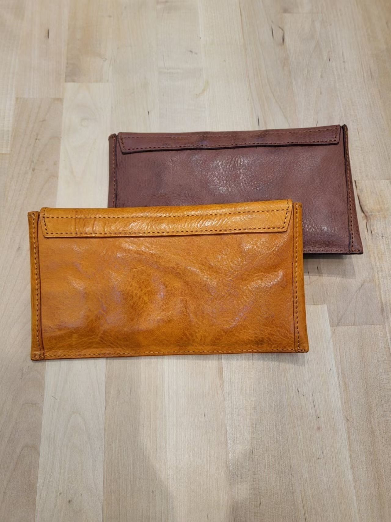 VE OY 手工牛皮長銀包套裝