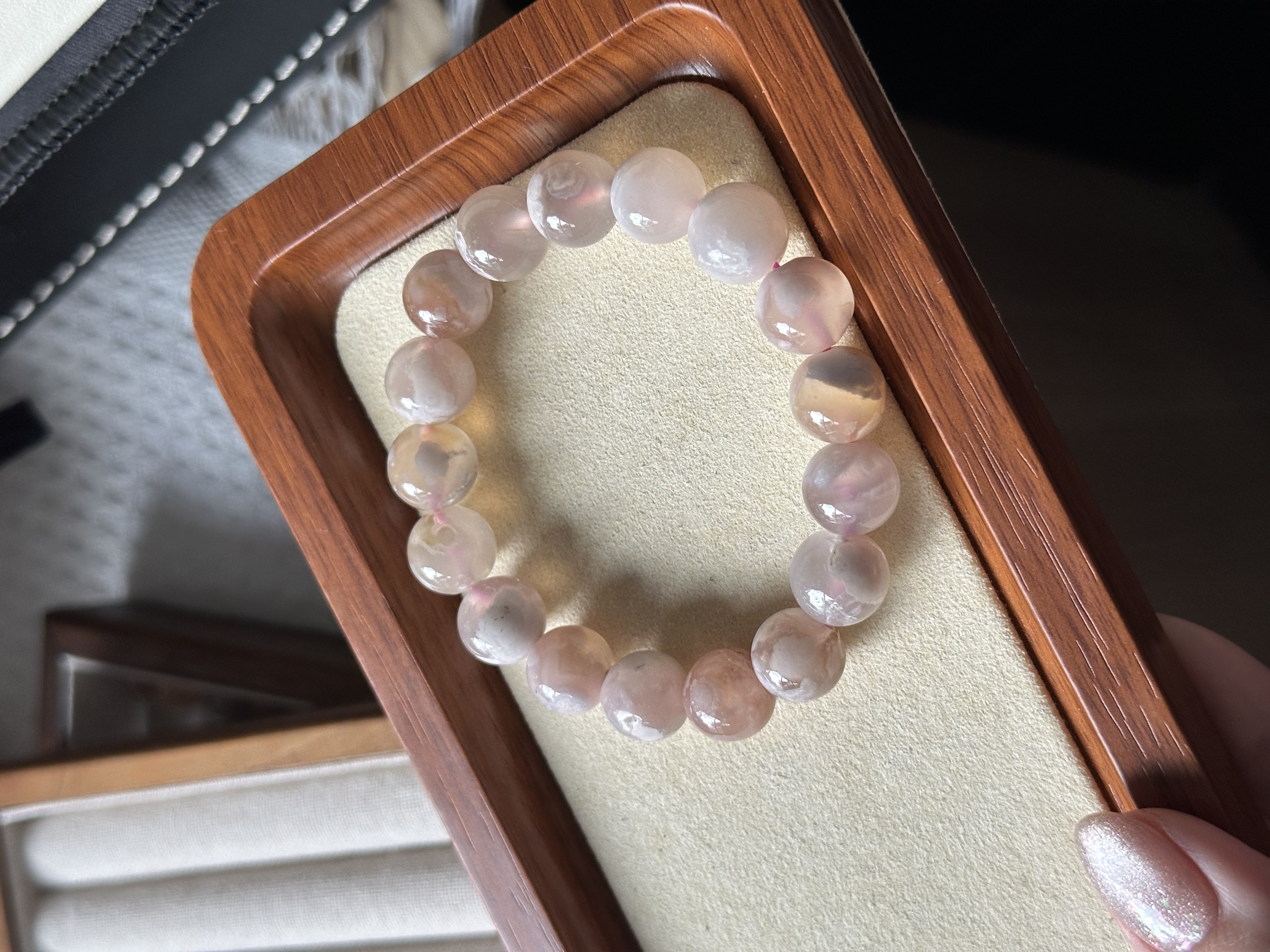 樱花玛瑙 ｜ Sakura Agate 12.2mm 