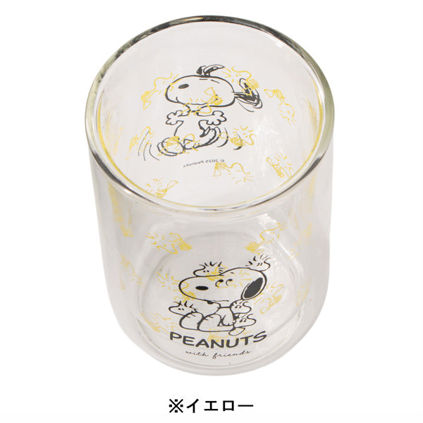 【預訂】Snoopy 玻璃杯 (yellow)