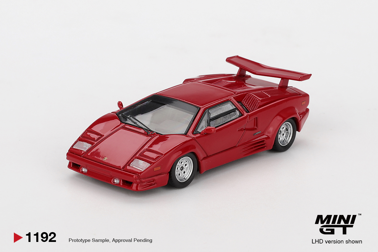 Mini GT 1/64 Lamborghini Countach 25th Anniversary Red - MGT01192-BL