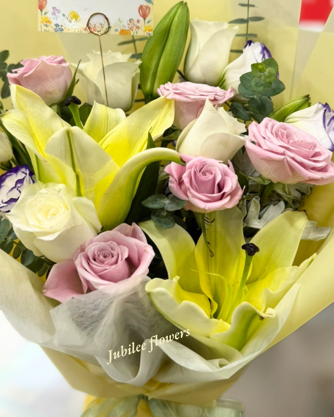 百合 玫瑰混搭花束