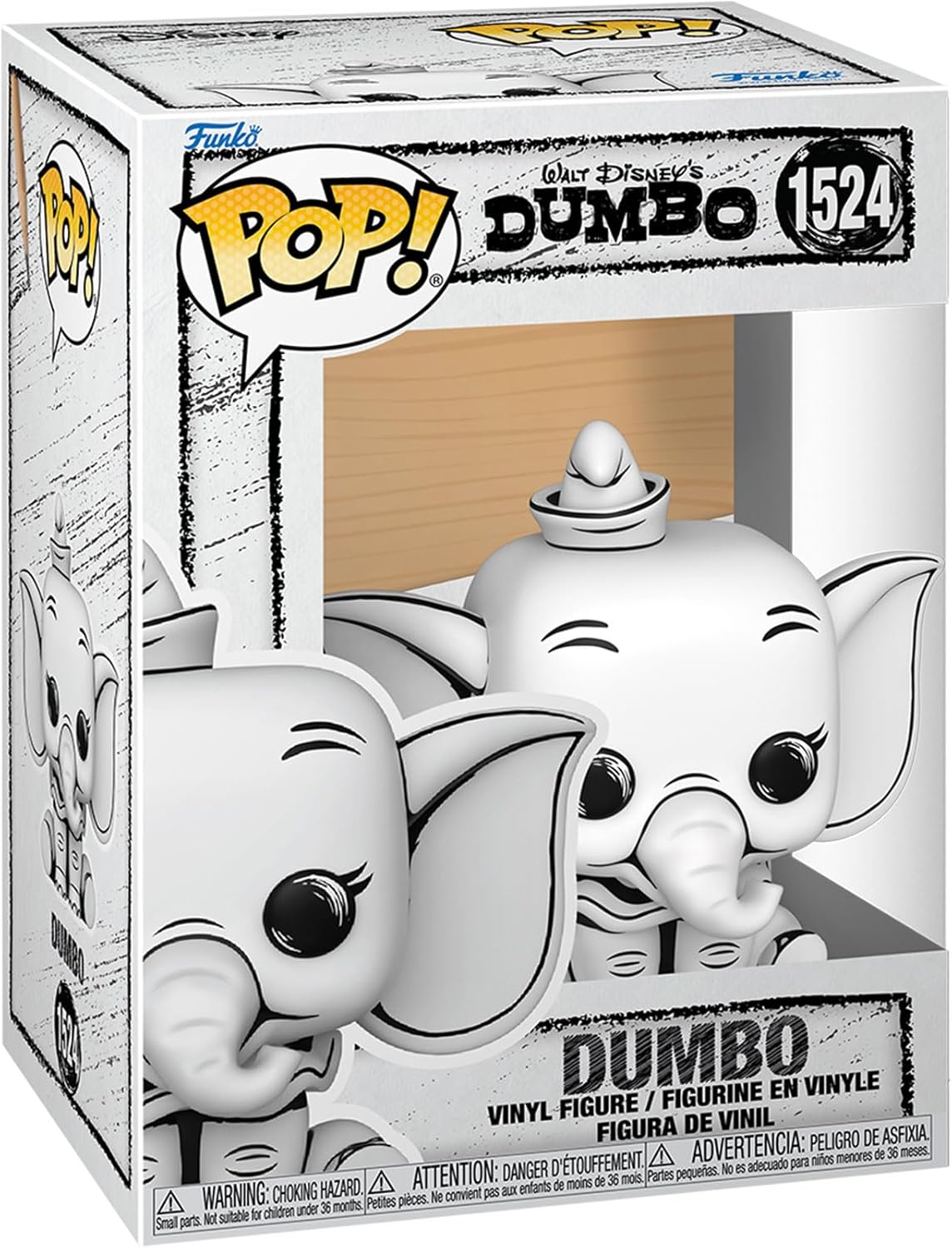 📦訂購 美國代購 Funko POP! Disney Dumbo (Sketched Deco) Figure 小飛象 素描版 模型