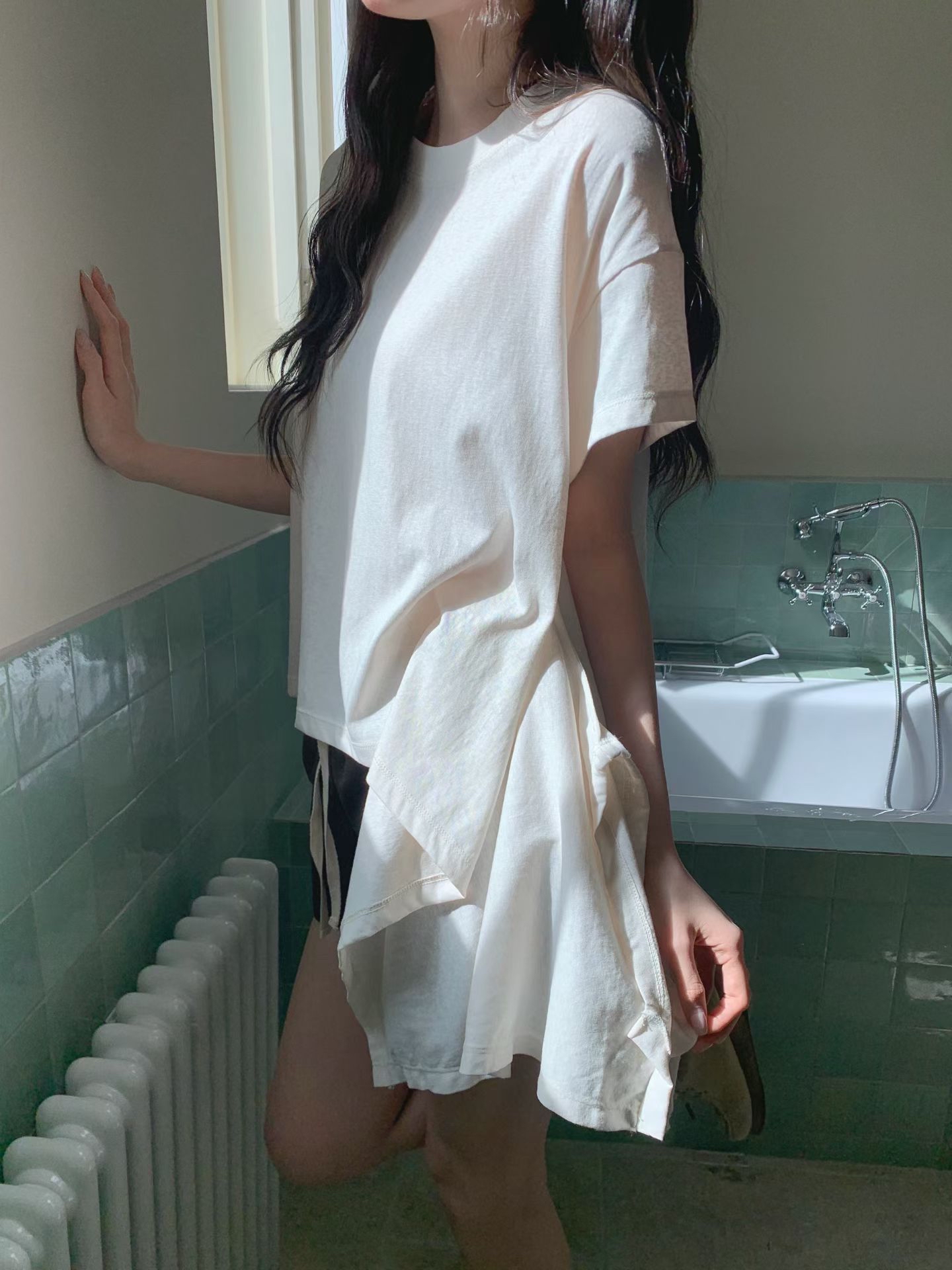 221304 側長短䄂闊Tee