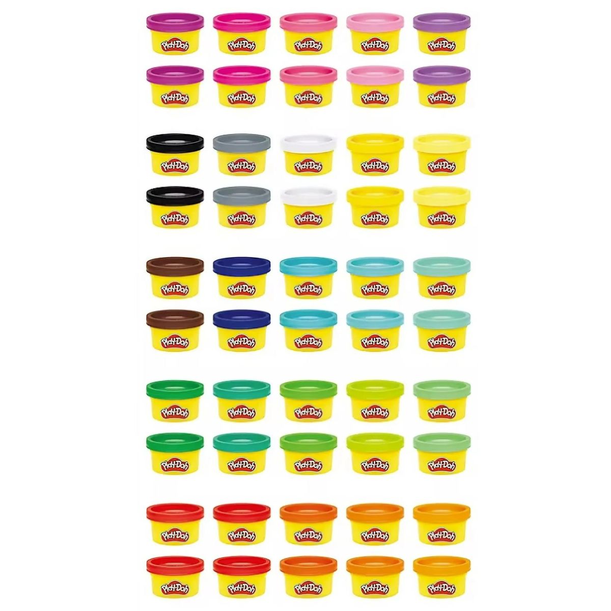 美國 Play-Doh 培樂多 繽紛泥膠豪華套組 (50罐) 平行進口