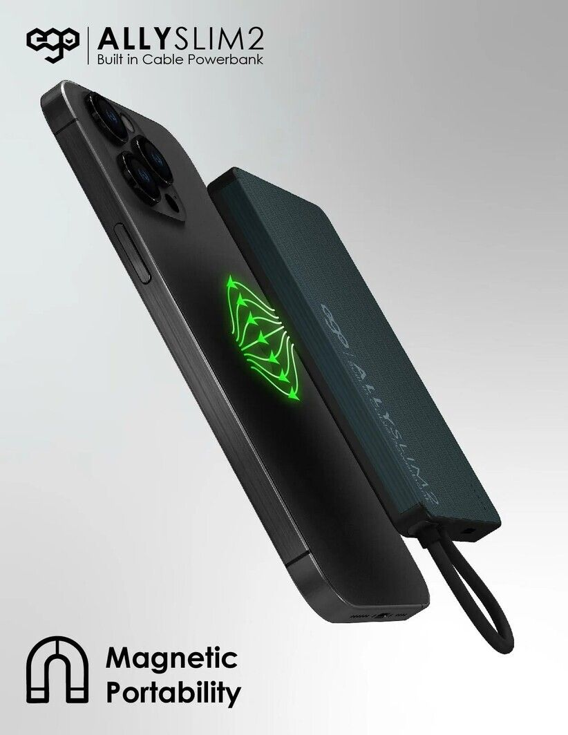 香港行貨 EGO AllySlim2@ 5000mAh 磁吸移動電源 - 鈦色 GOLD 