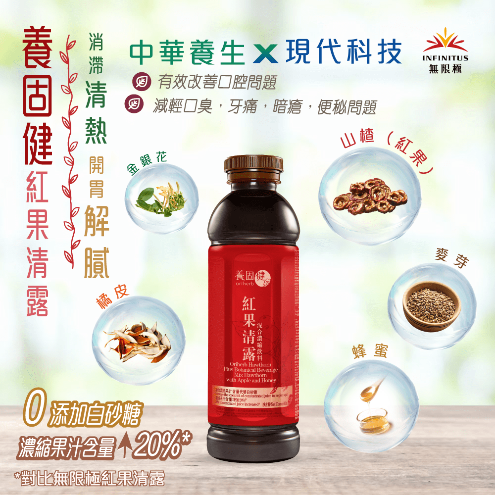 養固健紅果清露