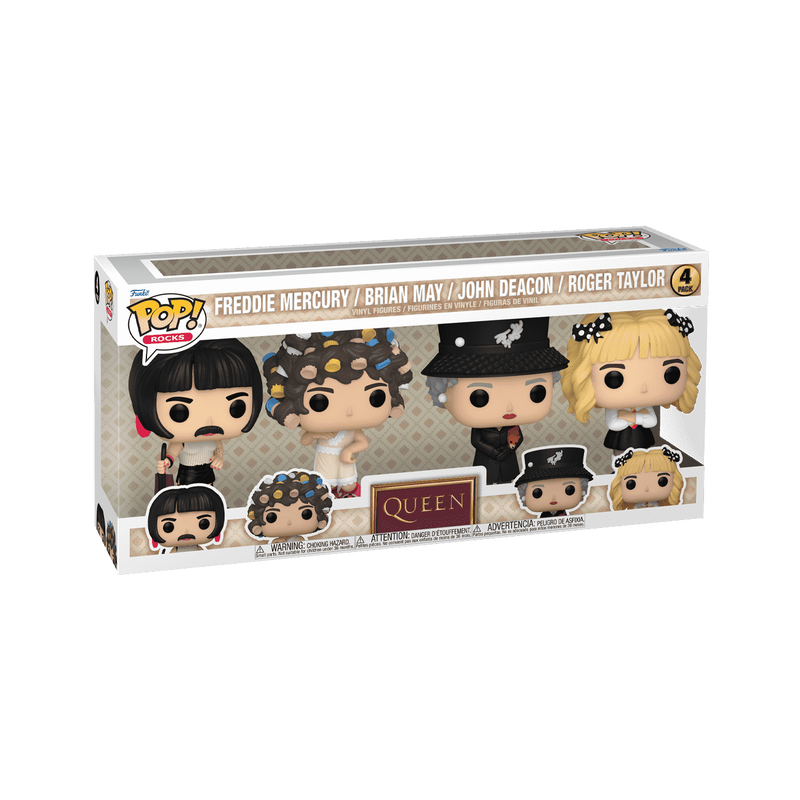 📦訂購 美國代購 Funko POP! Queen (I Want to Break Free) 4-Pack Figure 模型