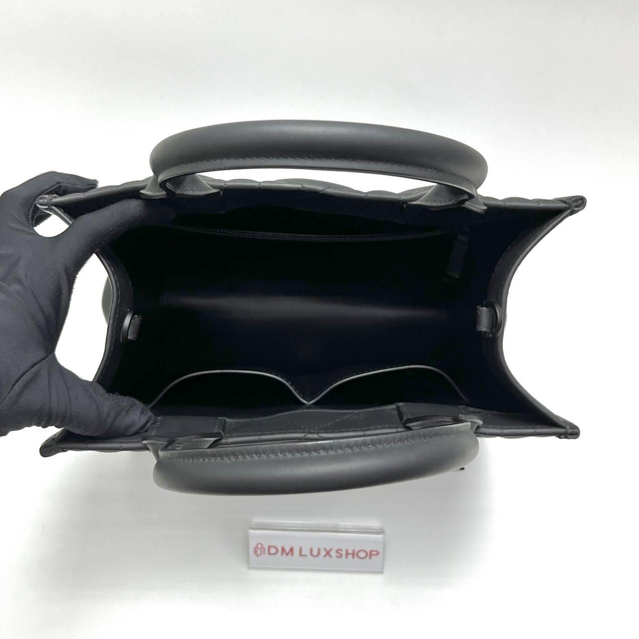 Dior Black Ultramatte Small Book Tote