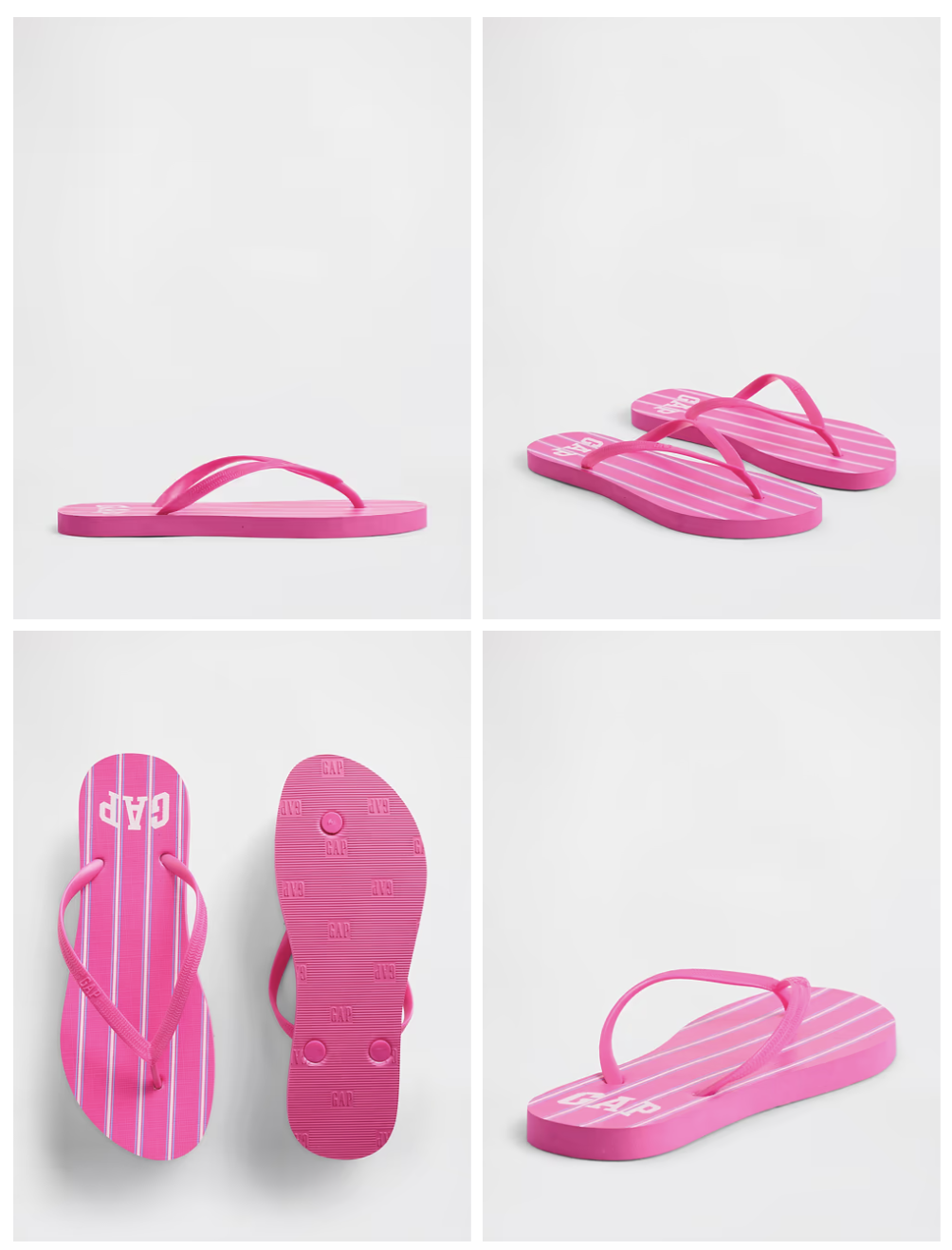 【落雨/去沙灘必備】Gap Logo Flip Flops 女裝人字拖鞋 - 輕量防滑、防水