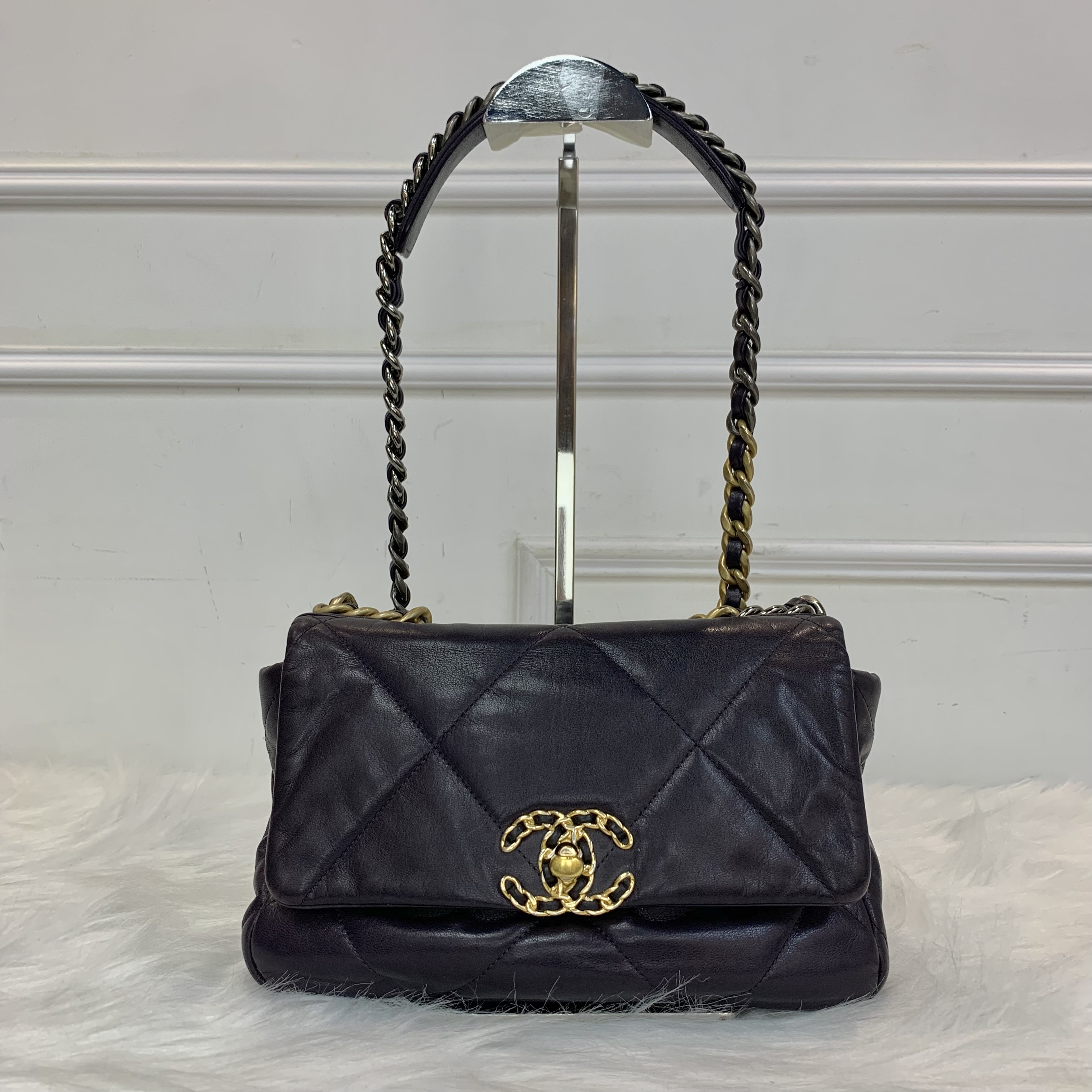 紫色控💜Full set Chanel19bag 罕有深紫色系列