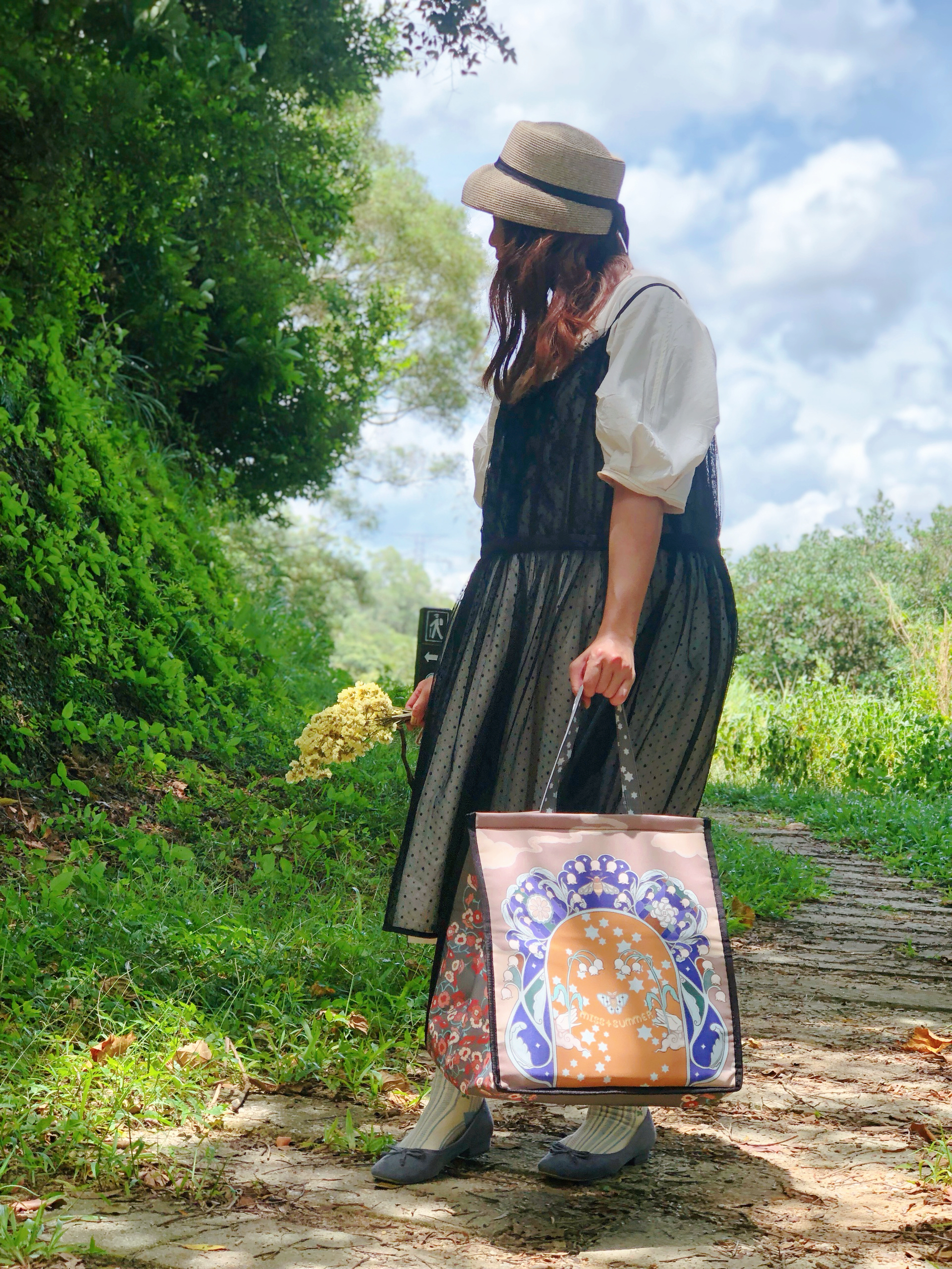 Miss Summer {Magic circle} 野餐墊 + 保冷袋