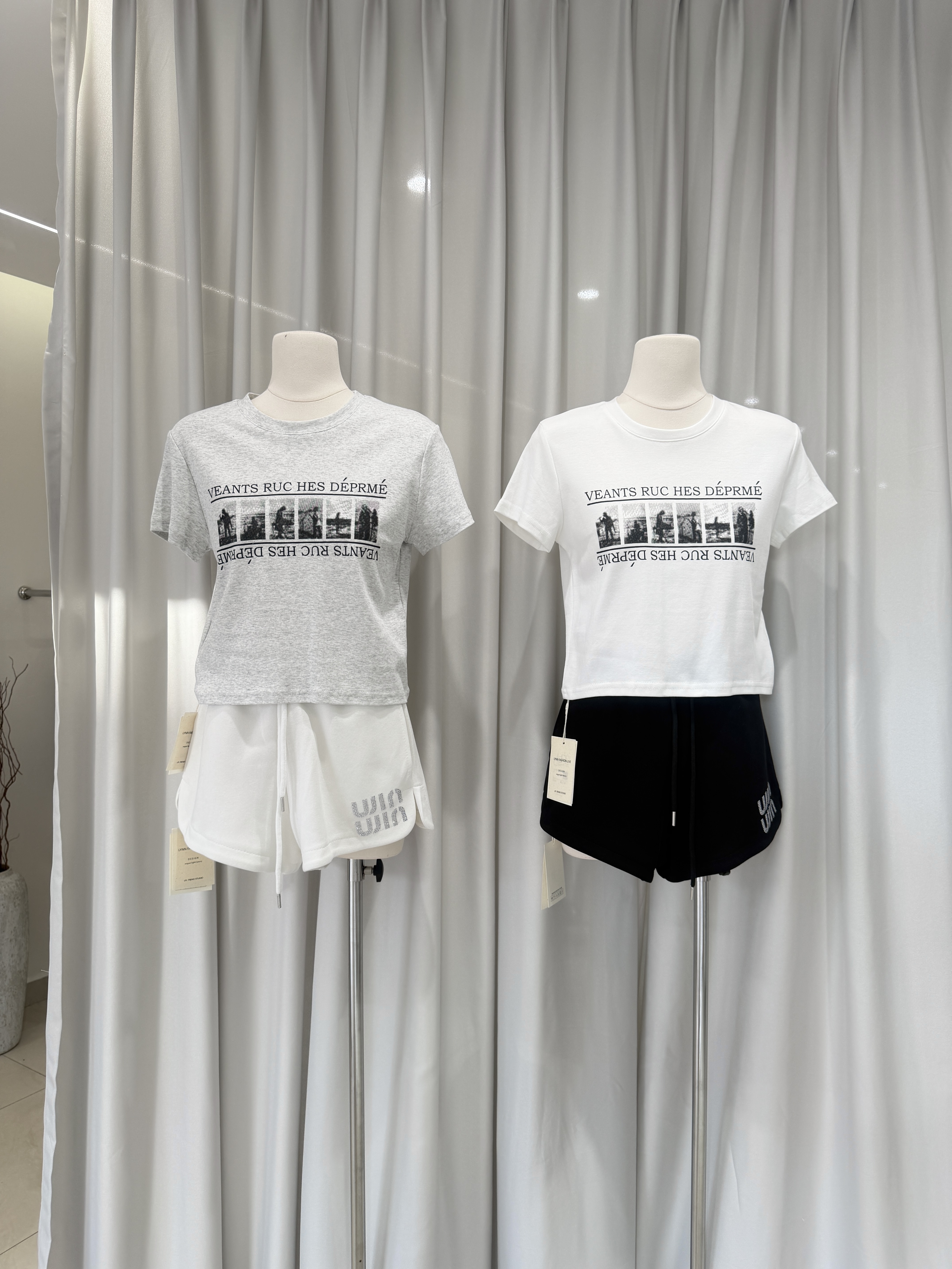 6358 爆款水钻字母休闲裤