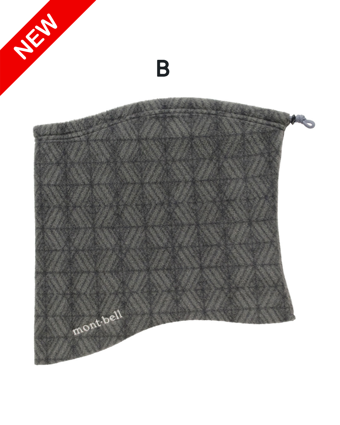 日本代購【 2026新色 日本直送 montbell CLIMAPLUS 100 輕薄 保暖 彈性頸套 | 圍巾 | 頸巾 | adjustable print neck warmer | 男女合用 】