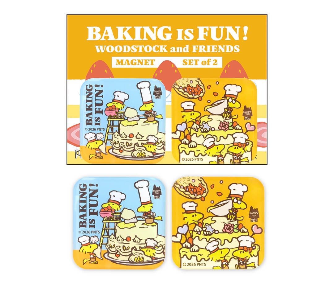 🌸 【預訂】Magnet Set - BAKING IS FUN! ~Baking cakes is fun!