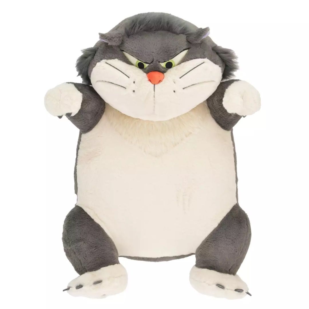 📦預訂 日本代購 Tokyo Disney 東京迪士尼 DISNEY CAT DAY Lucifer 魯斯佛 路西法貓 超大毛絨公仔坐墊🧸