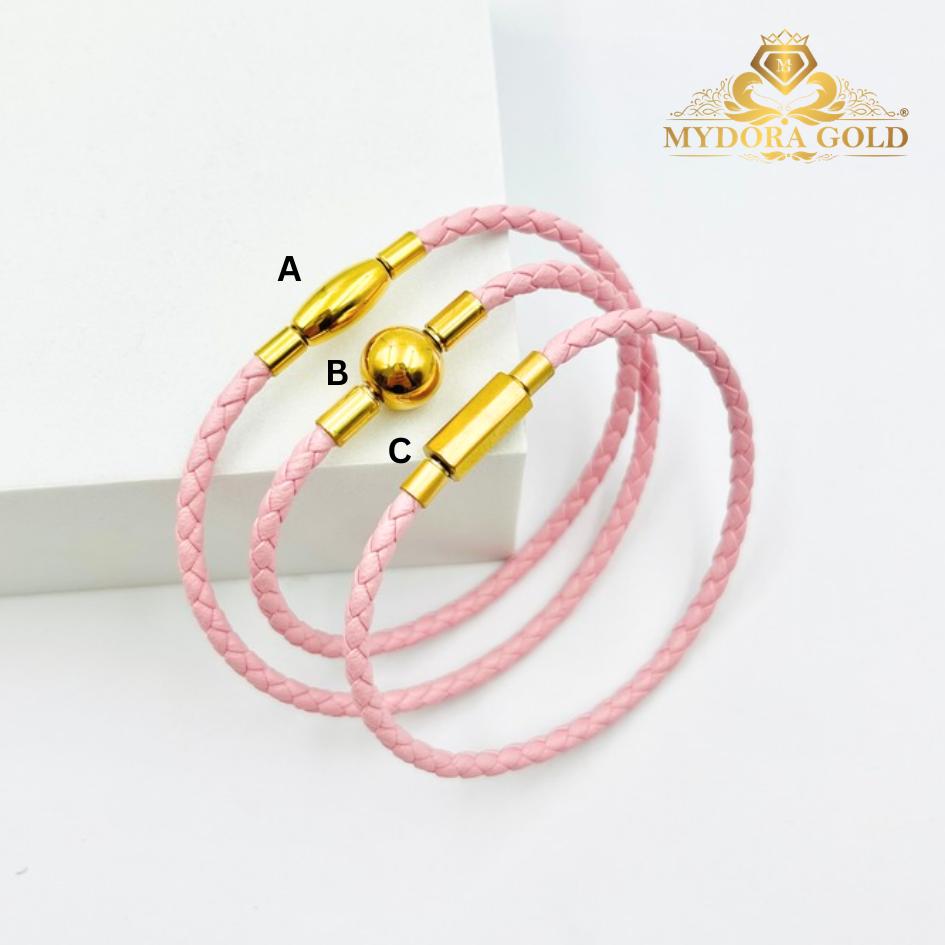 MYDORA Clip Clip Leather Bracelet