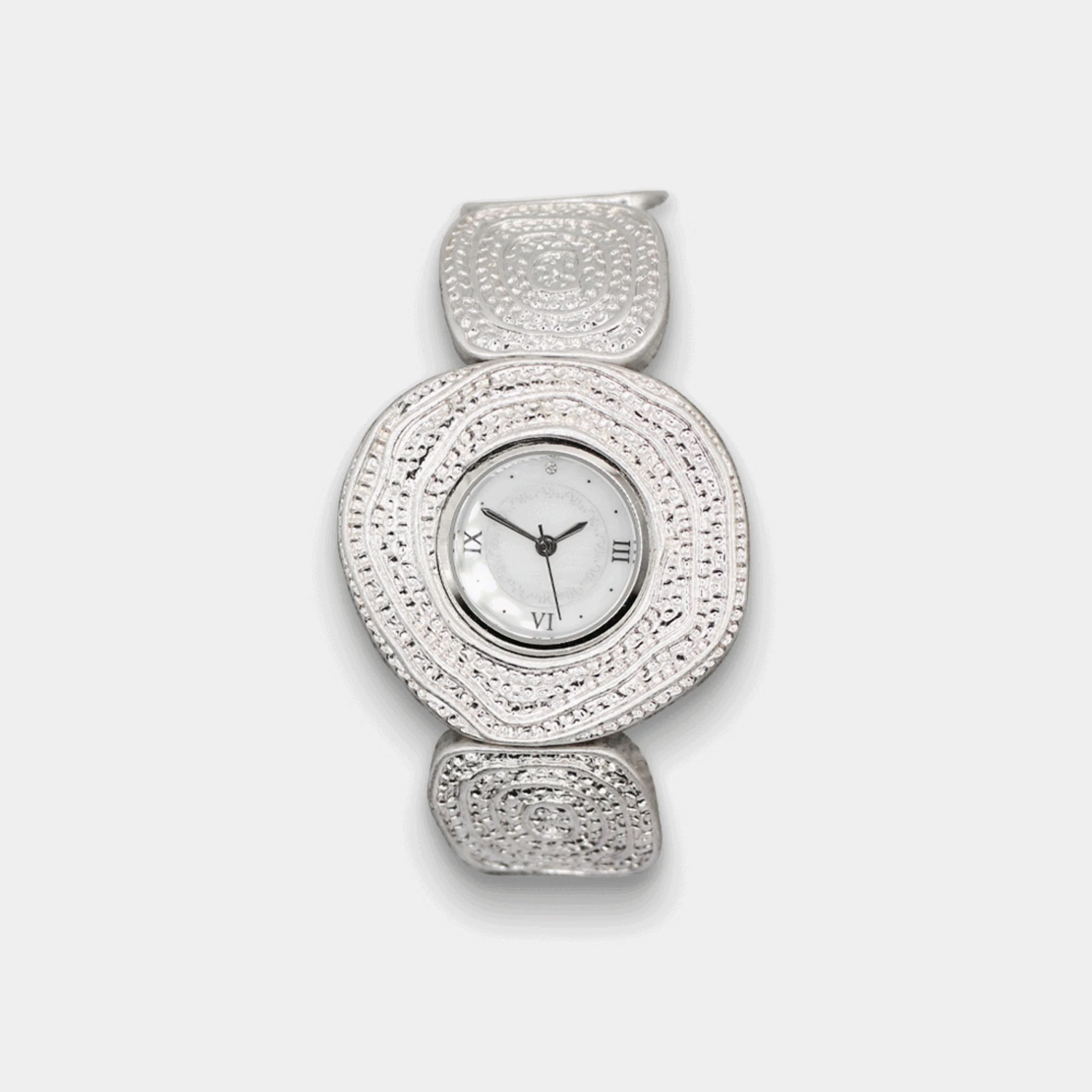 🇰🇷訂購｜GRUMPY｜Embossed Spiral Cuff Watch 2色 