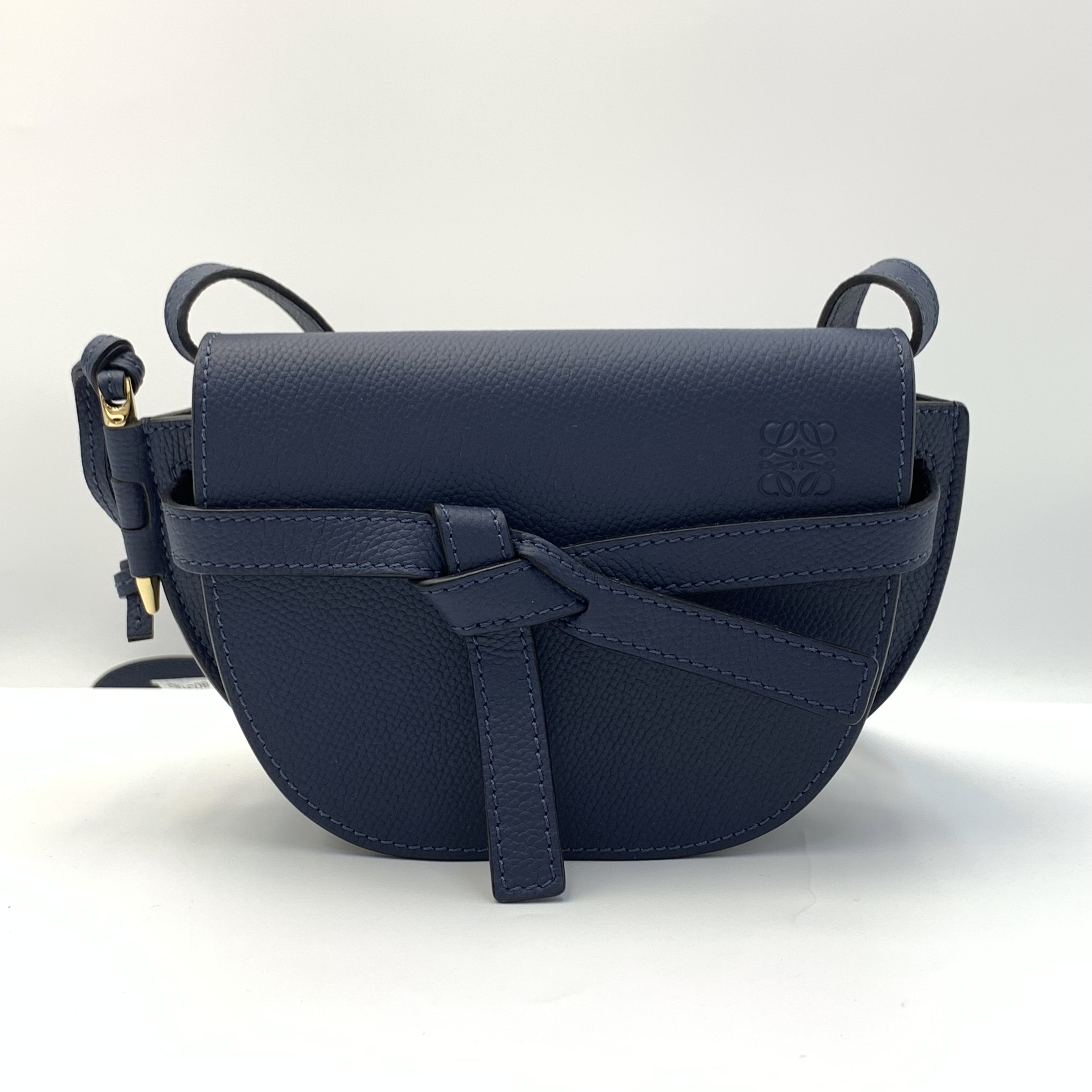 💙Loewe荔枝紋深海藍Mini Gate