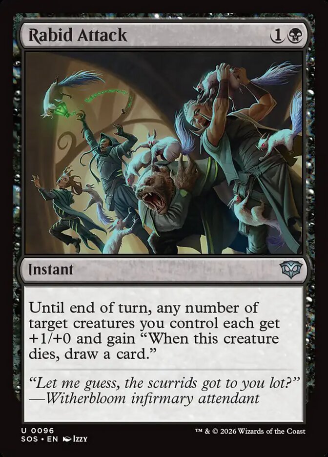 [EN] [Foil] Rabid Attack [SOS-096] U