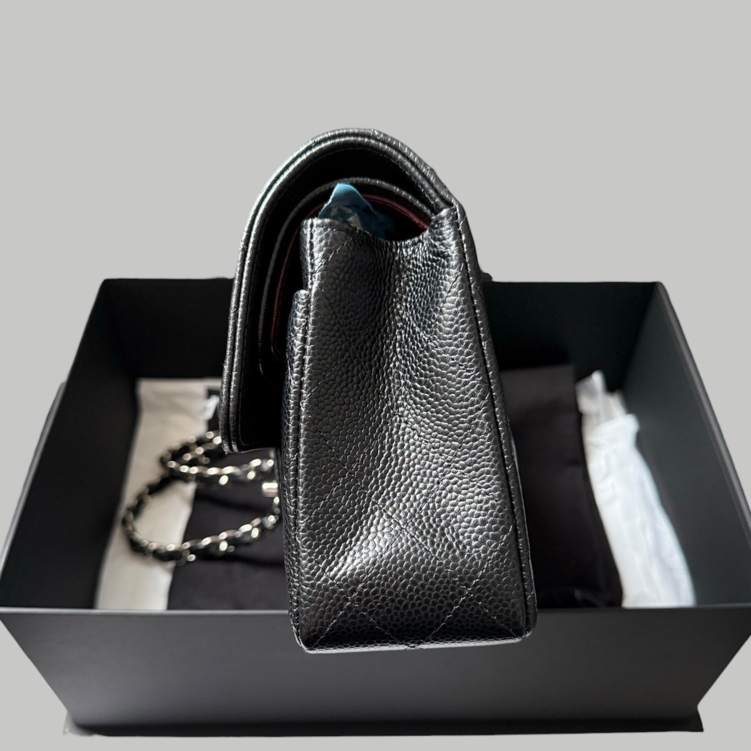 Chanel Caviar CF23銀扣