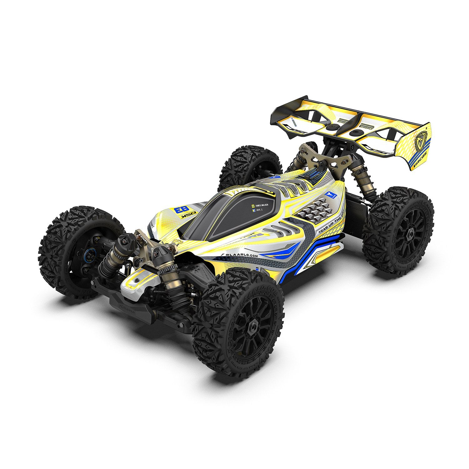 全新 雷拉洛 RLAARLO 1:8 龍鱗騎士 DSK 競速越野車 | 4WD 驅動 | 4274-2050KV 無刷馬達 | 180A 無刷電變 | 並支援最高 6S 電池  | 碳纖維版本