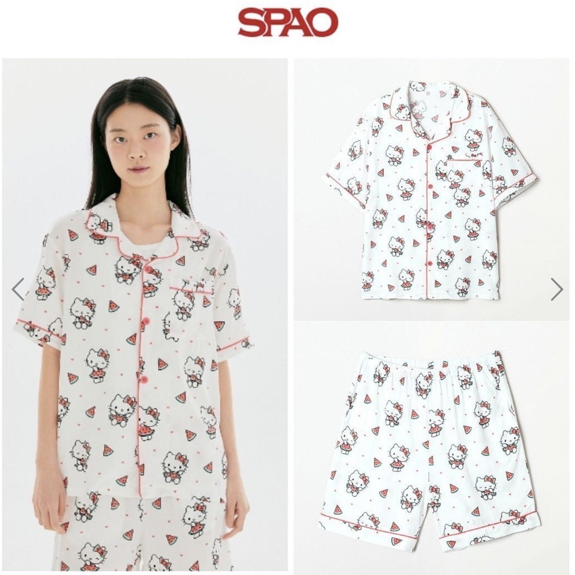 🇰🇷SPAO✖️ SANRIO新款短袖睡衣