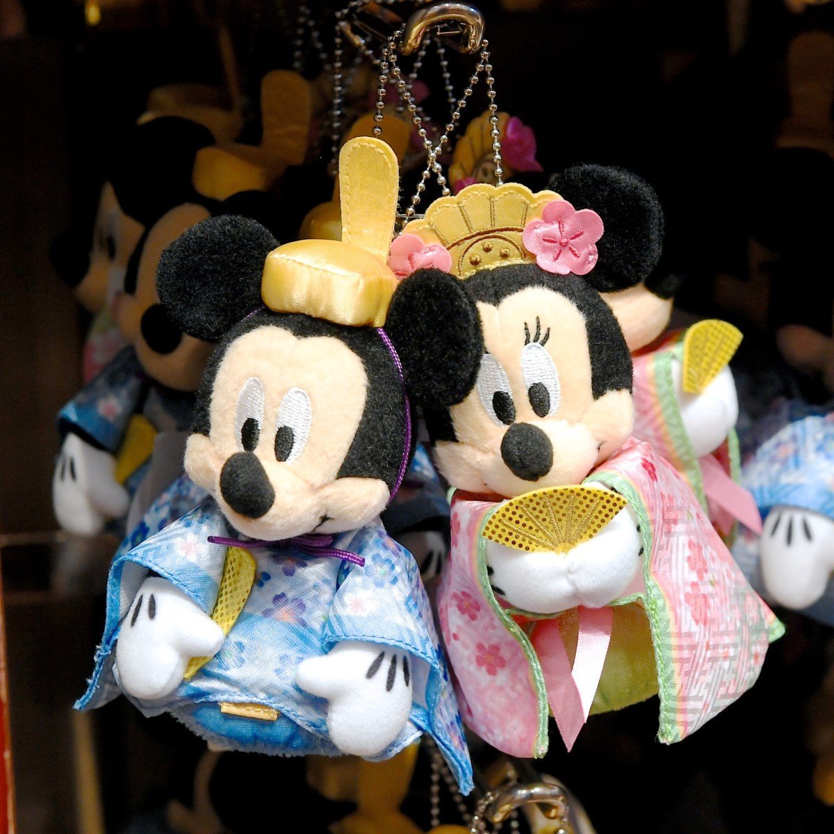 [現貨] [東京迪士尼樂園] 雛祭2019米奇米妮吊飾 {TF190121}