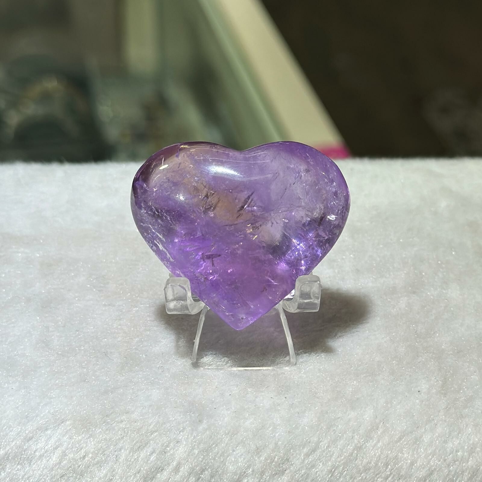 紫黃晶心心 (不連座) #02