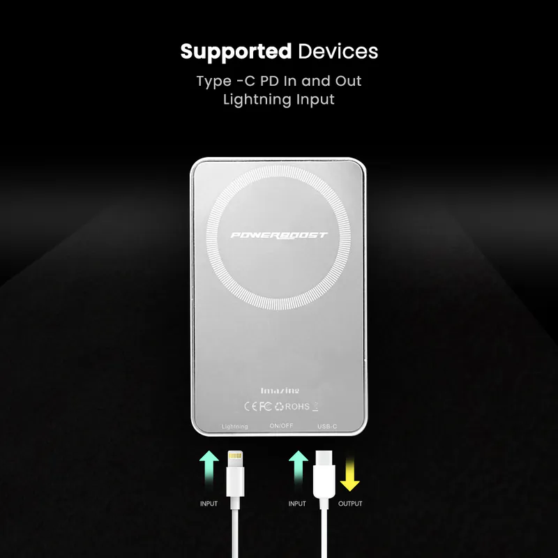 Imazing IM-MS50 5000mah 超薄行動電源（黑色）