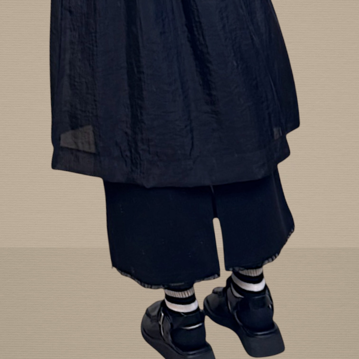 221126 半截喱士腳長裙 腰 68-110 Hip 108-128 長 80