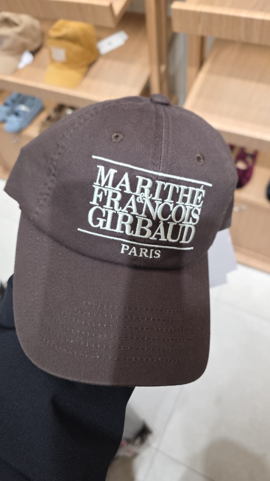 mfg cap brown