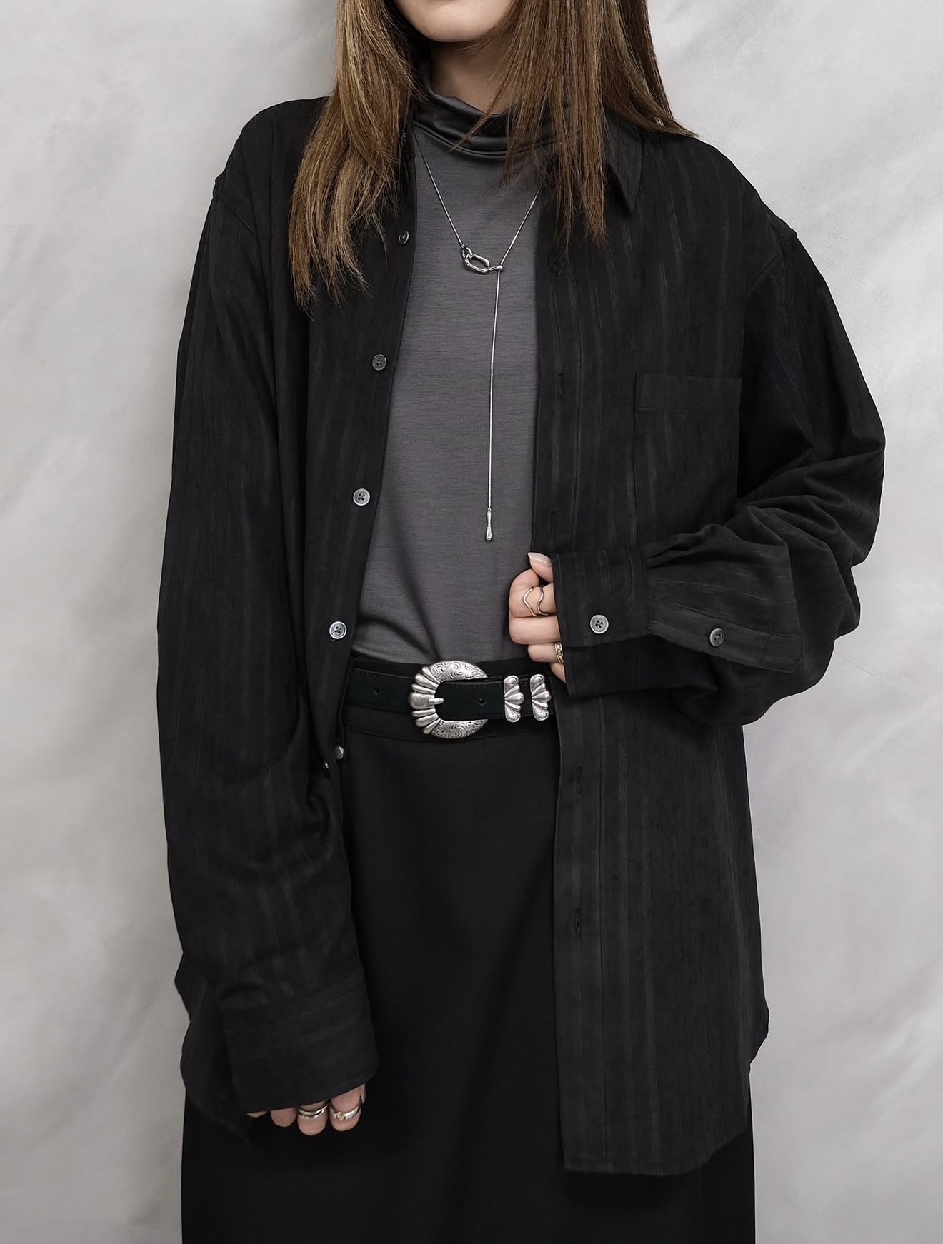 (Unisex) Grafton Textured Stripe Shirt #sh21