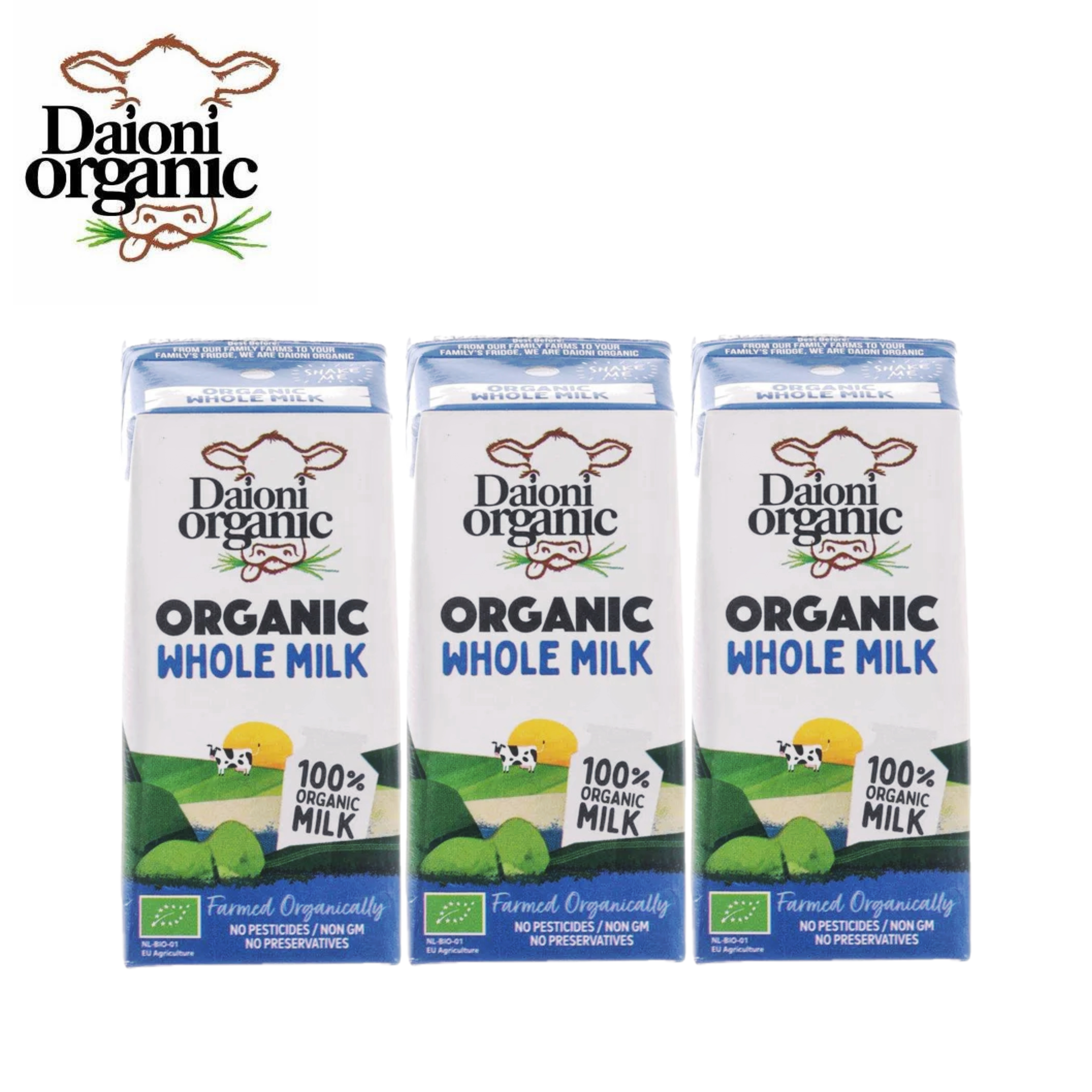 ♻️荷蘭 有機全脂牛奶 Holland Daioni Organic Whole Milk 200ml